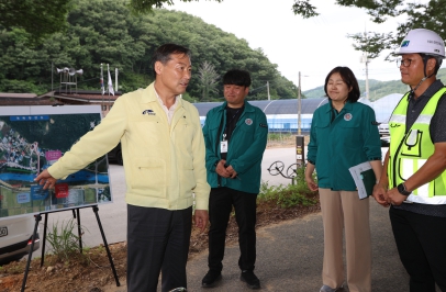 진안군, 여름철 자연재난 대비 현장점검