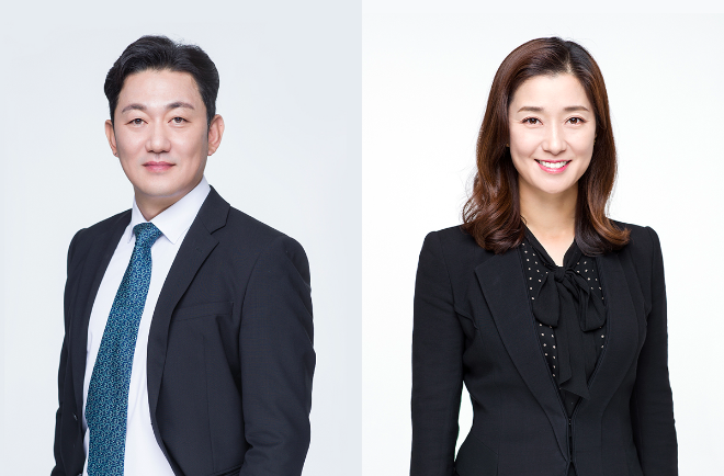 (왼쪽부터) ‘기업지배구조 전략센터’ 센터장 이동건 변호사 및 부센터장 이숙미 변호사. 사진=법무법인 세종