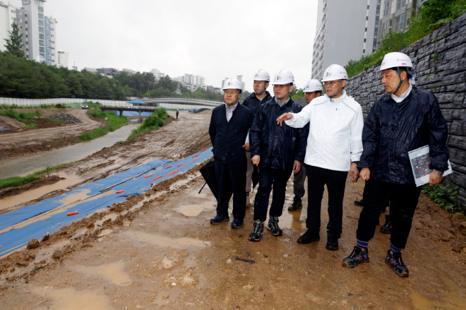 SH공사, 집중호우 대응 현장 안전 긴급 점검