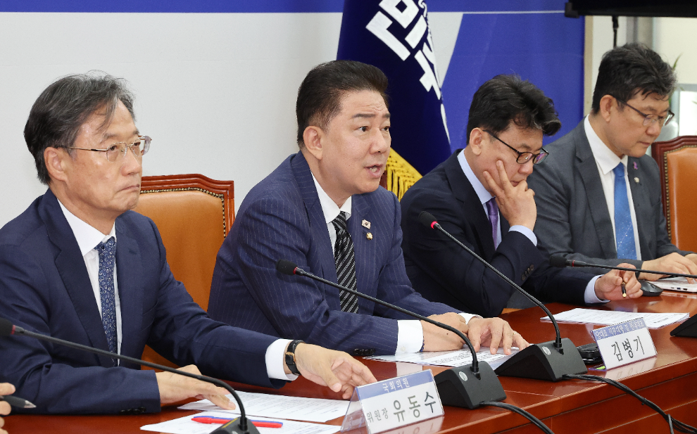 발언하는 김병기 당 대표 직무대행(사진=연합뉴스)