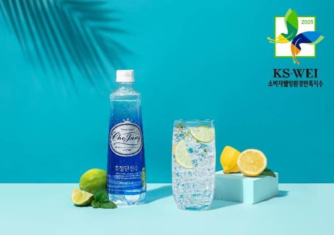 일화 초정탄산수, 소비자웰빙환경만족지수 4년 연속 1위 선정 이미지.(사진=일화)