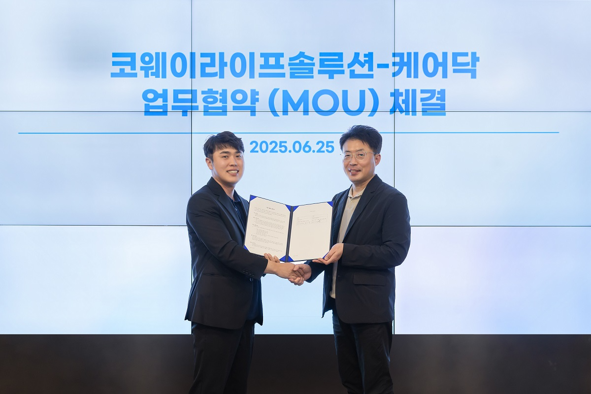 코웨이라이프솔루션, ‘케어닥’과 시니어 맞춤 헬스케어 서비스 제휴