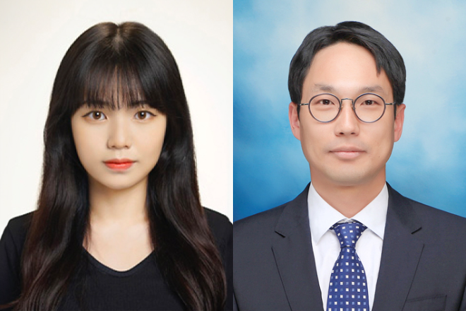 (왼쪽부터) 동국대 최시연 물리학과 석사과정 학생, 물리학과 정권범 교수. 사진=동국대