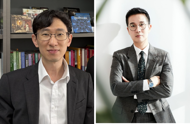 (왼쪽부터) 중앙대 영어교육과 이장호 교수, 전북대 황요한 교수. 사진=중앙대