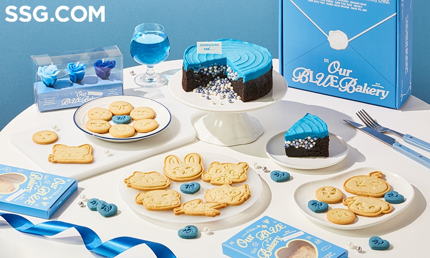 SSG닷컴, 제로베이스원 데뷔 2주년 기념 케이크·쿠키세트 선보여