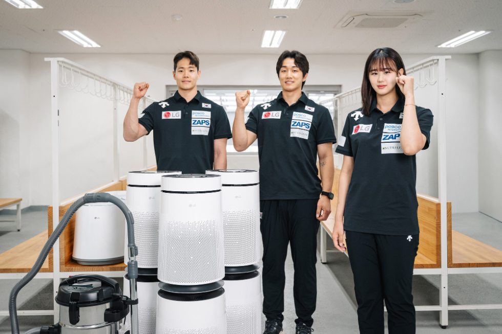 LG전자, 스켈레톤∙아이스하키 국가대표팀에 가전제품 지원