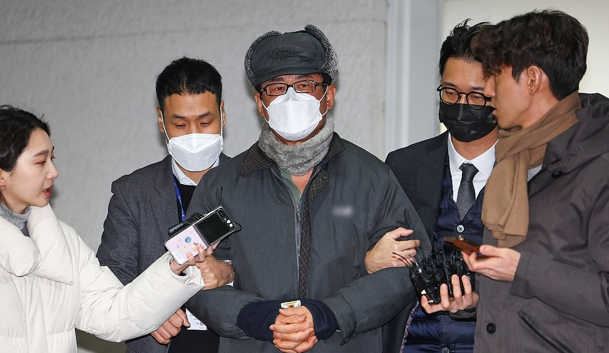 '계엄 모의' 검찰 송치되는 노상원 전 사령관(사진=연합뉴스)