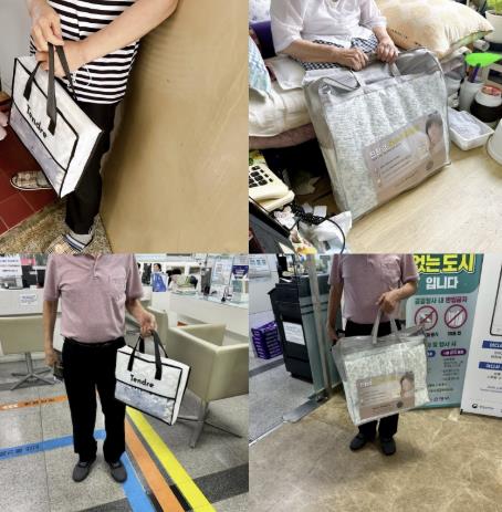 폭염 취약계층 어르신 냉방 용품 지원