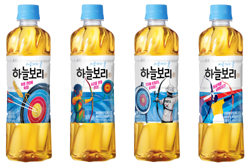 웅진식품, 하늘보리 ‘한국 양궁 에디션’ 선보여