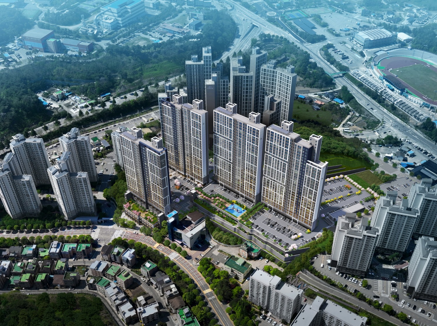 트리븐 삼척 조감도.