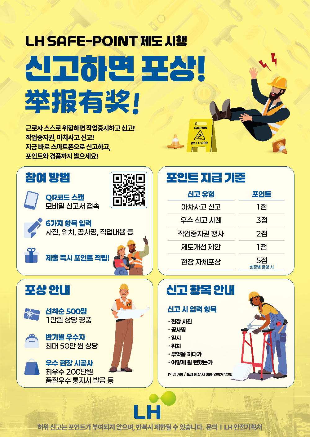 세이프 포인트 제도 홍보 포스터.(사진=LH)