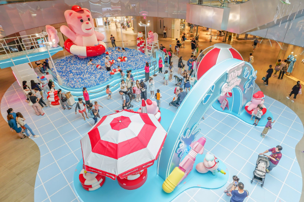 롯데홈쇼핑 ‘벨리곰’, 홍콩, 대만 쇼핑몰서 공공 전시 동시 운영