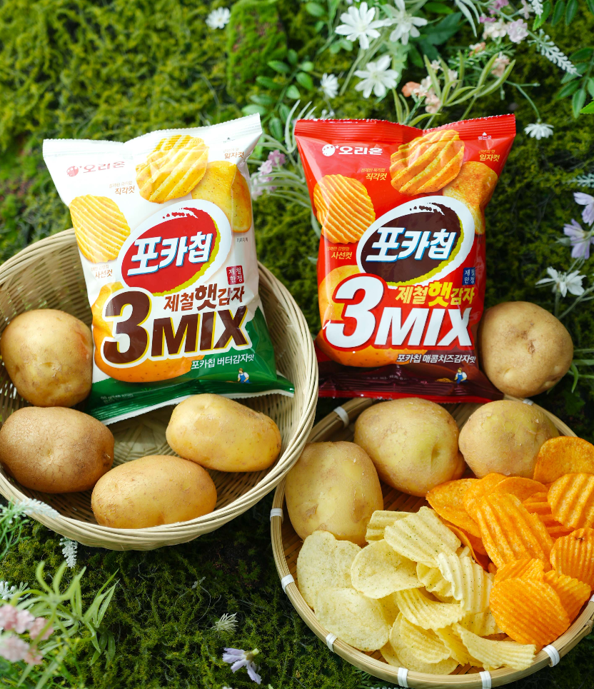 오리온, 제철 한정판 ‘포카칩 햇감자 3MIX’ 선보여