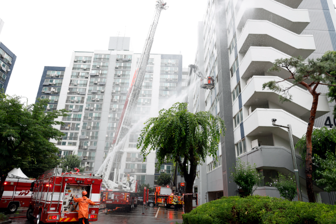 SH공사·강서소방서, 노후 임대주택 화재 대응 훈련 실시