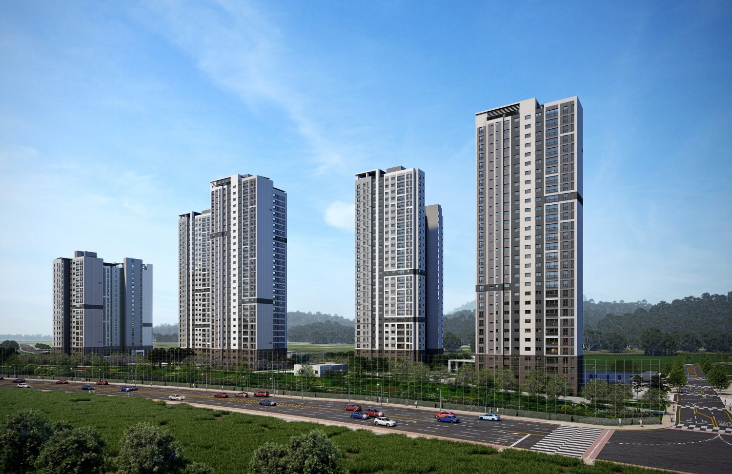 왕숙 푸르지오 더 퍼스트 투시도.