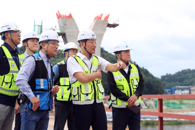 국가철도공단 이성해 이사장, 강릉~제진 철도건설사업 현장점검 시행