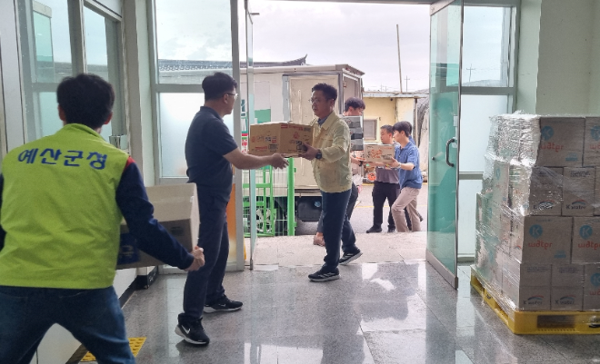 수자원공사, 병물 생산 24시간 완전 가동...피해지역에 지원 총동원