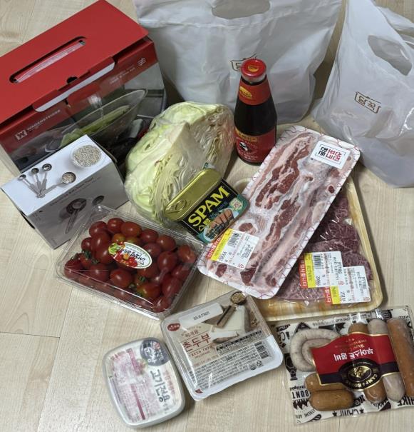 지원 먹거리 예시