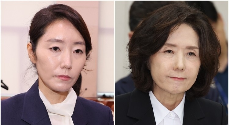 강선우 여성가족부(왼쪽)·이진숙 교육부 장관 후보자(사진=연합뉴스)