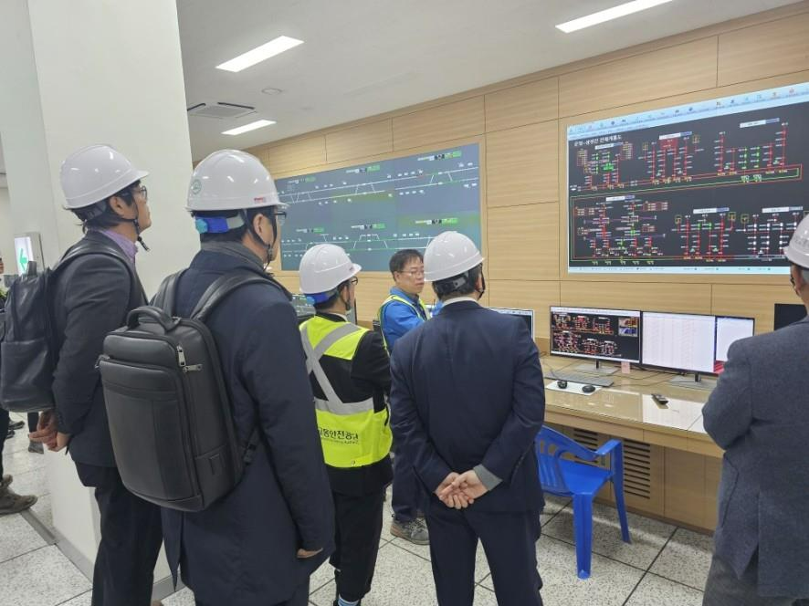 2024년 GTX-A 상황실에서 진행된 한국교통안전공단 '철도안전관리체계 정기검사'.(사진=TS)