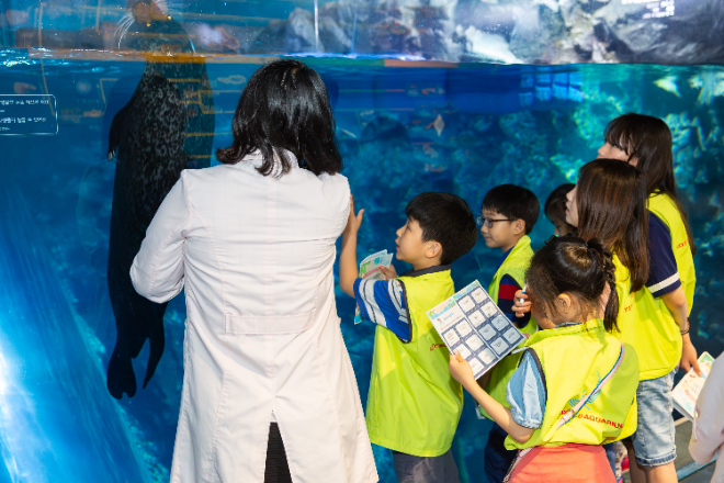 롯데월드 아쿠아리움, ‘아쿠아 패밀리 캠프’ 등 여름방학 맞이 프로그램 진행