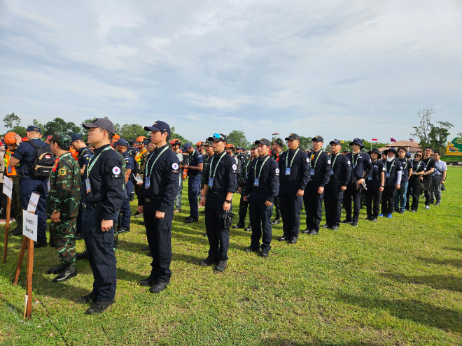 대한민국 해외긴급구호대, ‘아세안 재난대응훈련 2025’ 초청으로 참가