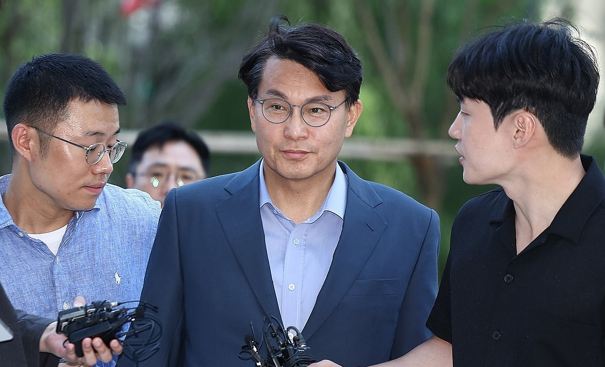 김건희 특검 향하는 윤상현 의원(사진=연합뉴스)