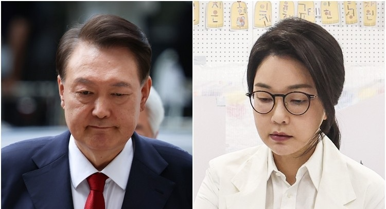 윤석열 전 대통령(왼쪽)과 김건희 여사(사진=연합뉴스)