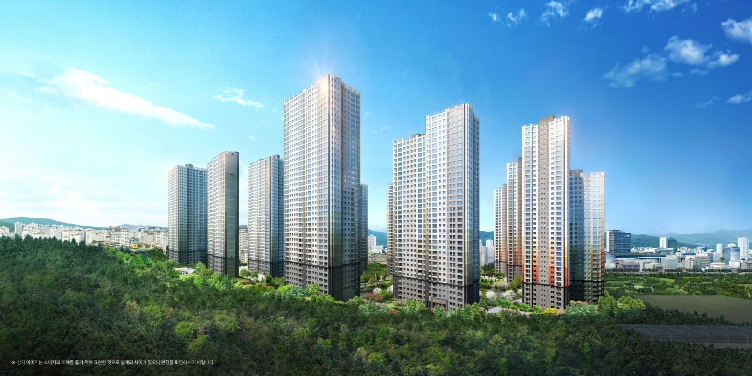 힐스테이트 용인포레 투시도.(사진=현대엔지니어링)