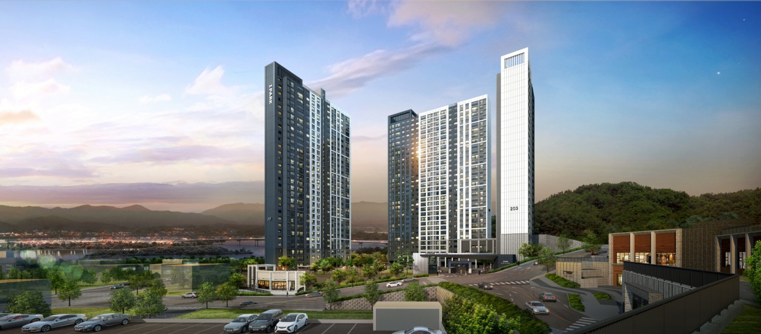 춘천 레이크시티 2차 아이파크 석경투시도.