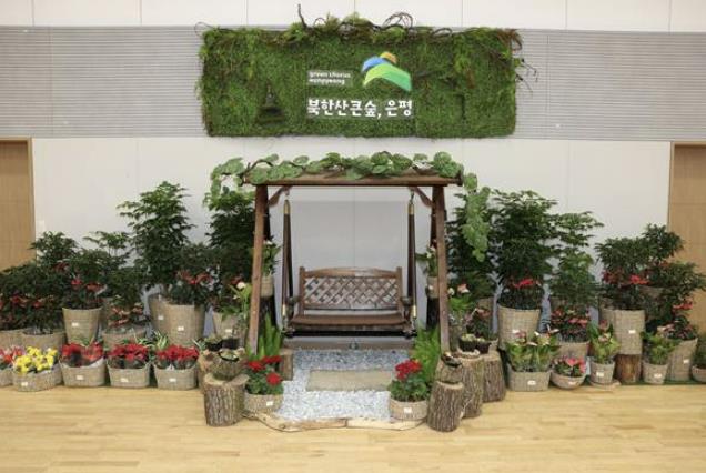 지난해 ‘반려식물 보급사업’ 작품 전시회 개최 모습