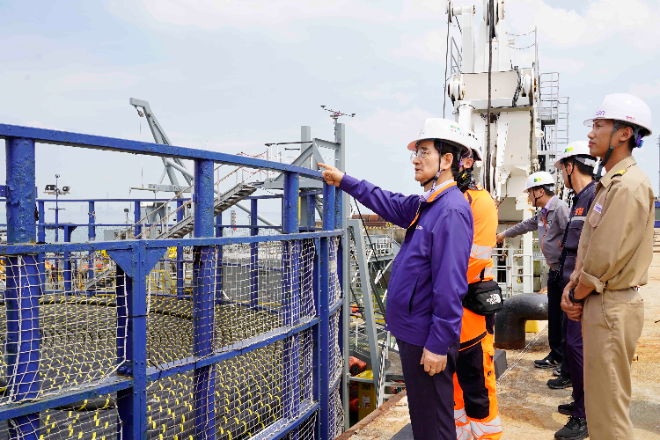대한전선, 당진해저 1공장 양산제품 첫 선적 완료