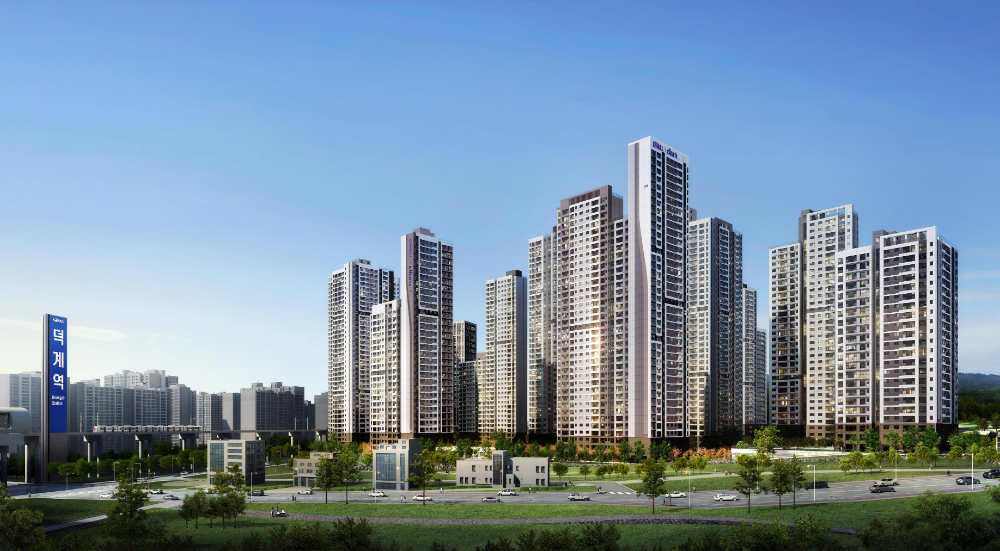 지웰 엘리움 양주 덕계역 투시도.