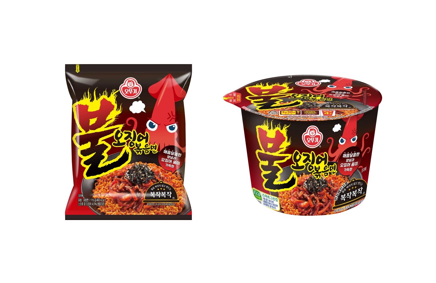 ㈜오뚜기, 매콤달달한 ‘불오징어볶음면’ 선보여