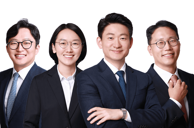 왼쪽부터 오지헌, 강서영, 임창국(센터장), 구창훈 변호사(제공=법무법인 원)