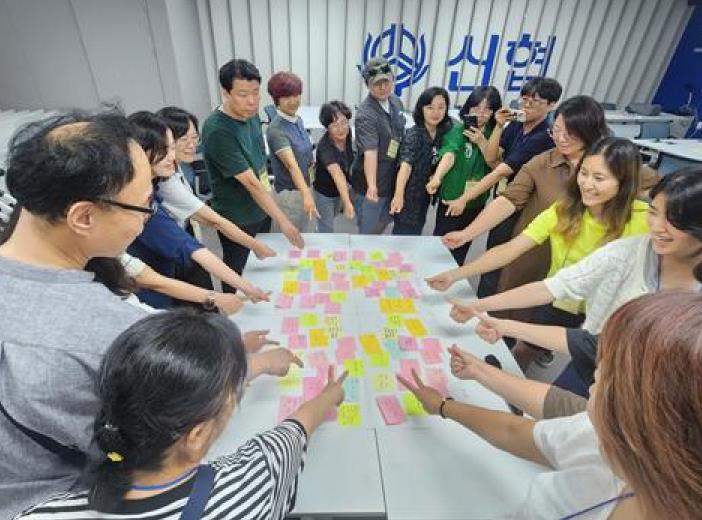 ‘사회적경제 우수사례 현장학습’ 진행 모습