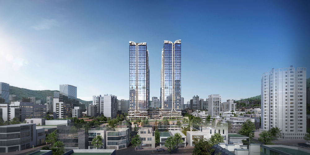 서면 써밋 더뉴 투시도