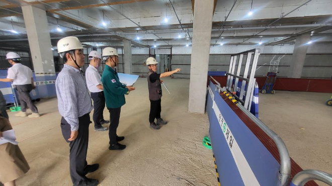 경륜경정총괄본부는 지난 1일, 근로자 안전을 위해 폭염 대비 특별 현장점검을 시행했다. (사진=국민체육진흥공단)