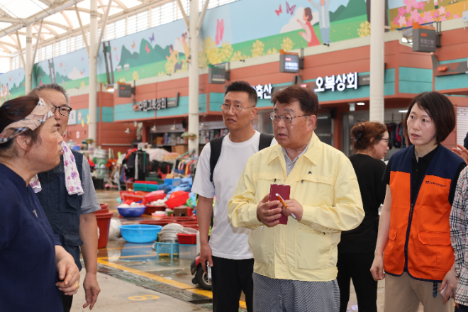 소진공 박성효 이사장, 집중호우 피해 지역 점검 나서