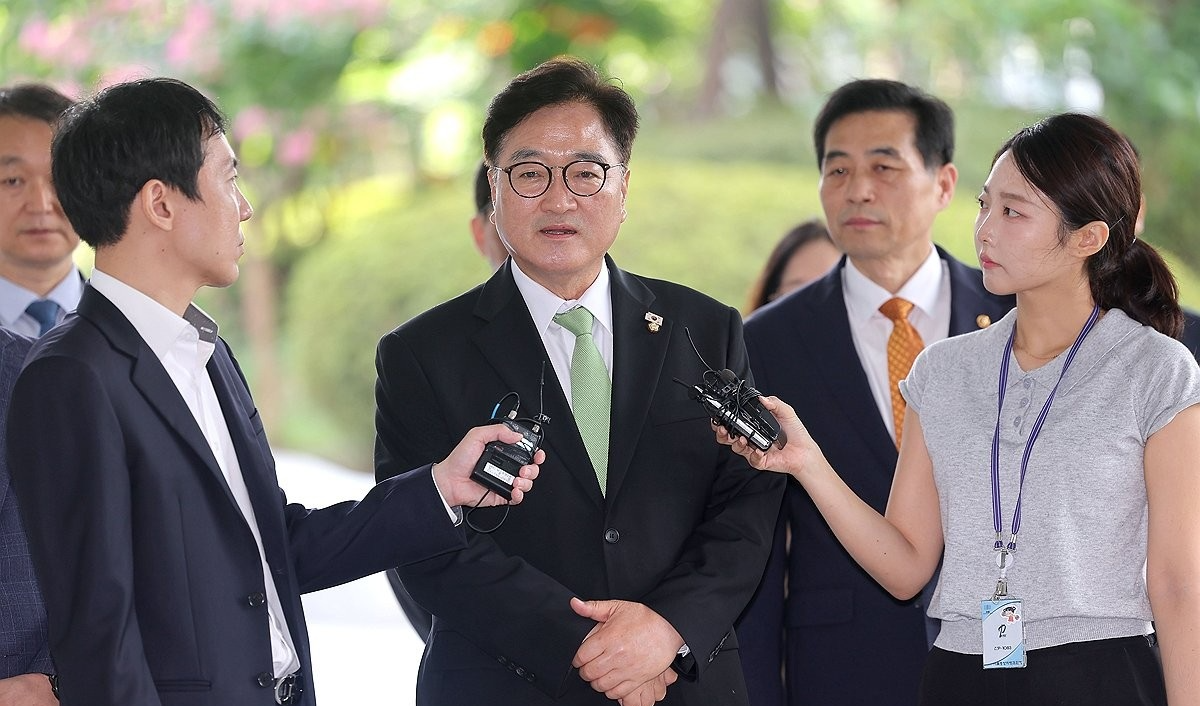 내란특검 참고인 조사 출석하는 우원식 국회의장(사진=연합뉴스)