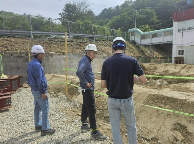 지난 5월 진행된 금성면농공단지 안전점검 모습