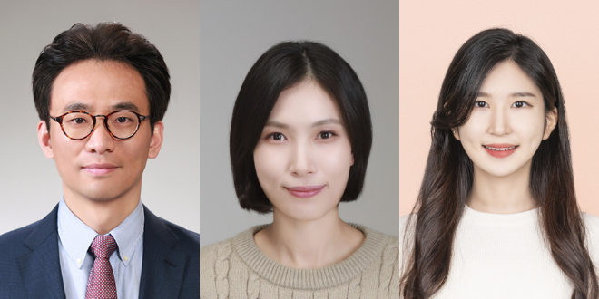 (왼쪽부터) 성균관대 이원식 교수, 장주애 박사, 이채영 대학원생. 사진=성균관대