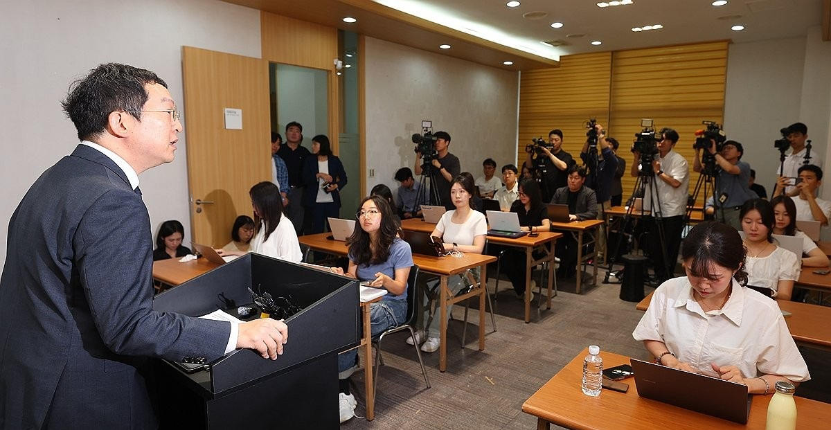 브리핑하는 정민영 해병특검 특검보(사진=연합뉴스)