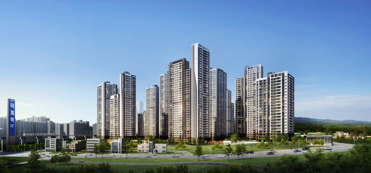 지웰 엘리움 양주 덕계역 투시도.