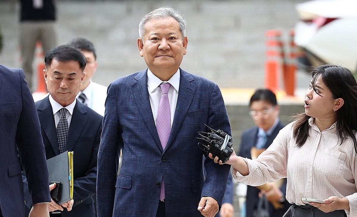 영장실질심사 출석한 이상민 전 장관(사진=연합뉴스)