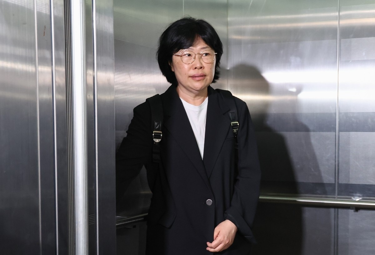 유재은 전 국방부 법무관리관 이틀째 해병특검 출석(사진=연합뉴스)