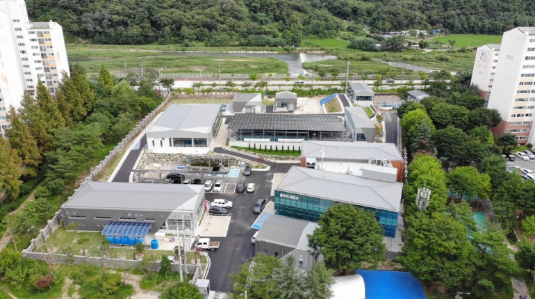 상하수도사업소 - 상하서도사업소(드론샷)