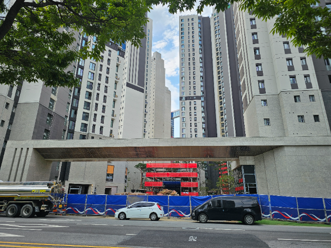 잠실미성크로바아파트 상가 현장 전경. (사진=제보자)