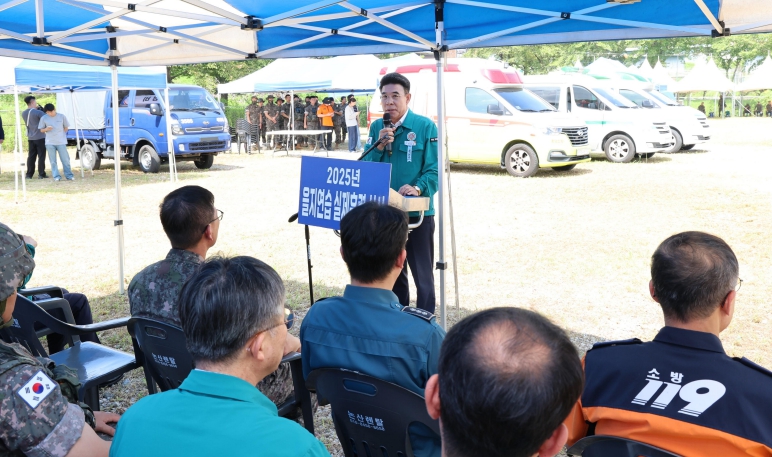 2025년 을지연습 실제훈련 장면