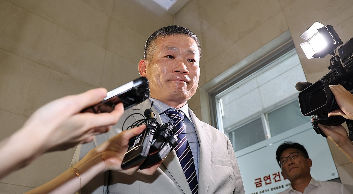 김동혁 전 국방부 검찰단장, 해병특검 출석(사진=연합뉴스)